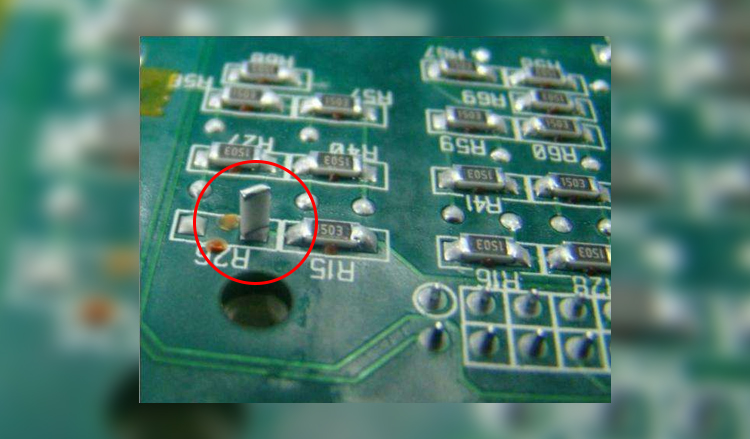What is the cause of the phenomenon of smt welding tombstoning?